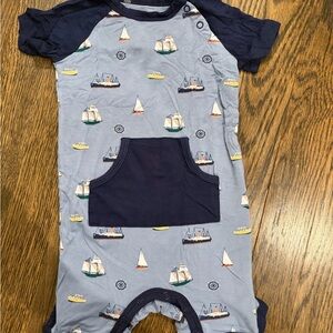 Kyte BABY Nautical Blue Kids Bodysuit